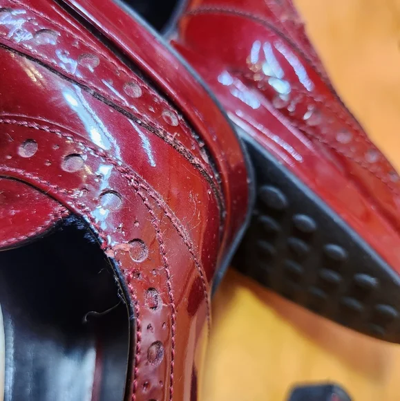 Tassled Patent Leather Spectator Pumps 💜 - Picture 11 of 12